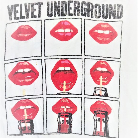 Junk Food Originals The Velvet Underground & Nico Burnout rock M NWT - Picture 3 of 6